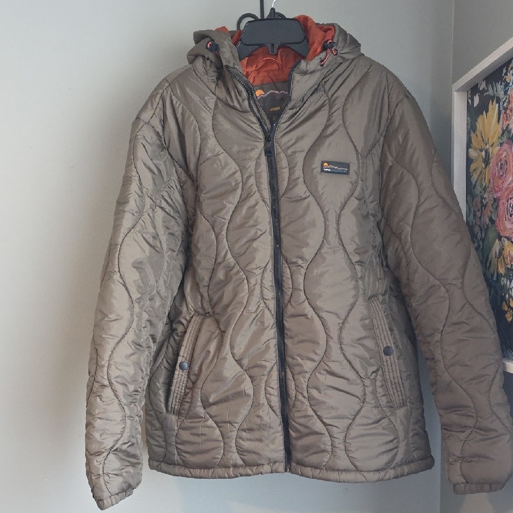 Men's Quilted Puffer Jacket Size XL - HFX Outdoors